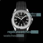 Swiss Copy PPF Patek Philippe Aquanaut Cal.324 Black Dial 40mm Watch 